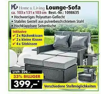 Norma24 Home & Living Lounge-sofa Angebot