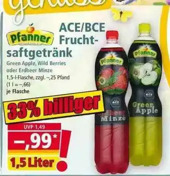 Norma Pfanner Ace Oder Bce Fruchtsaftgetränk Angebot