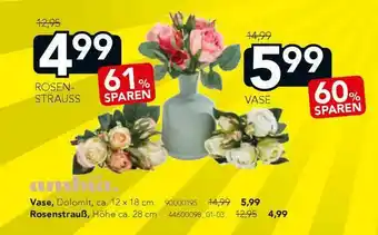 XXXLutz Ambia Vase Rosenstrauß Angebot