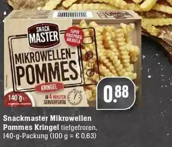 Edeka Snackmaster Mikrowellen Pommes Kringel Angebot