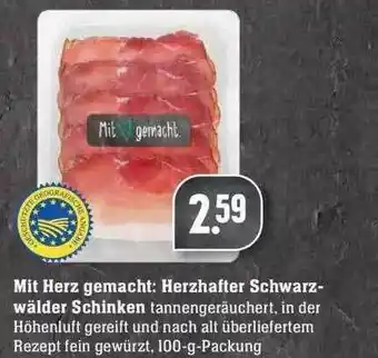 Edeka Mit Herz Gemacht: Herzhafter Schwarz Wälder Schinken Angebot