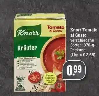 Edeka Knorr Tomato Al Gusto Angebot