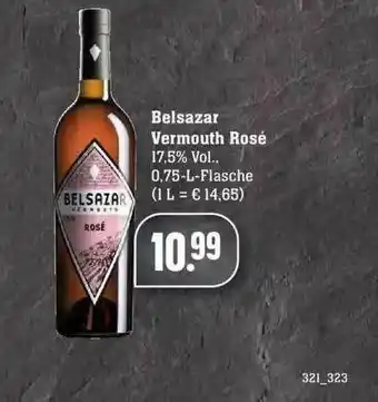 Edeka Belsazar Vermouth Rosé Angebot