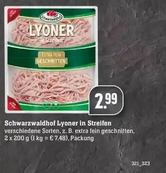 Edeka Schwarzwaldhof Lyoner In Streifen Angebot