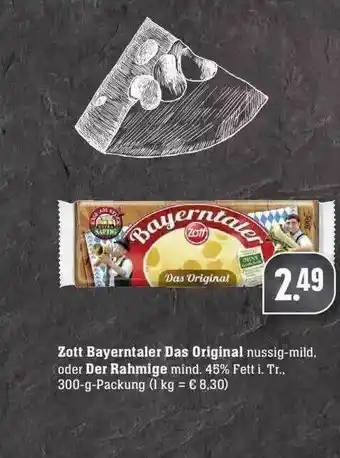 Edeka Zott Bayerntaler Das Original Oder Der Rahmige Angebot