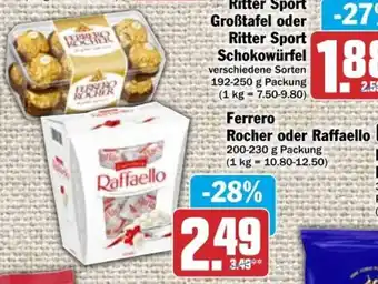 dodenhof Ferrero Rocher o. Raffaello 200-230 g Angebot