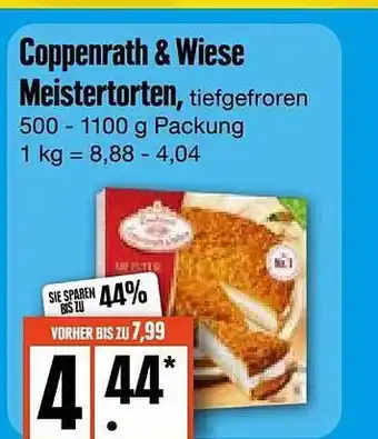 Edeka Frischemarkt Coppenrath & wiese meistertorten Angebot