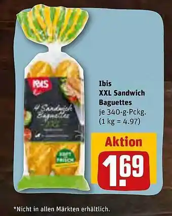 REWE Ibis xx sandwich baguettes Angebot