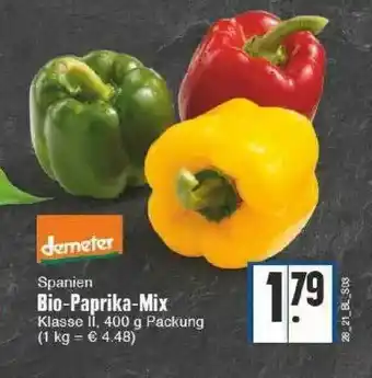 Edeka Demeter Spanien Bio-paprika Mix Angebot