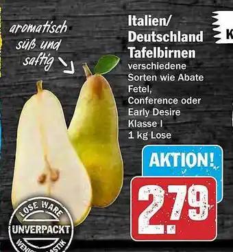 AEZ Italien-deutschland tafelbirnen Angebot