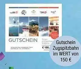 V Markt Gutschein zugspitzbahn Angebot