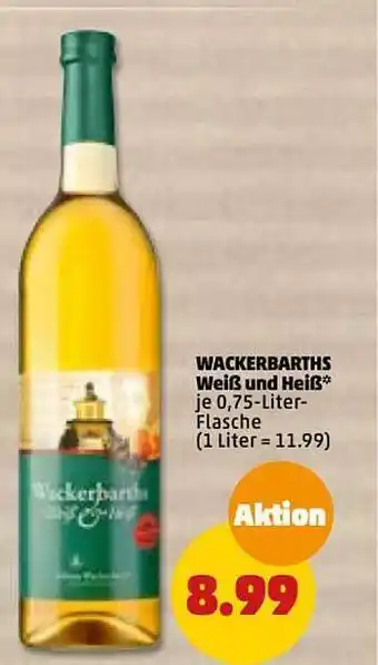 PENNY Wackerbarth weiß und heiß Angebot