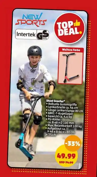 PENNY New sports stunt scooter Angebot