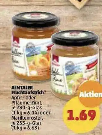 PENNY Almtaler fruchtaufstrich Angebot