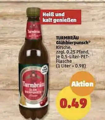 PENNY Turmbräu glühbierpunsch Angebot