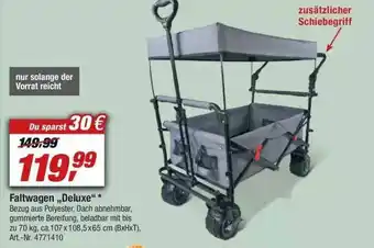 toom Baumarkt Faltwagen „deluxe” Angebot