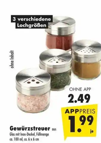 Mäc Geiz Gewürzstreuer Angebot