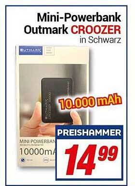 CENTERSHOP Mini-powerbank outmark croozer Angebot