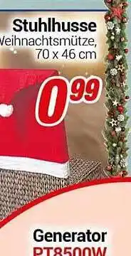 CENTERSHOP Stuhlhusse weihnachtsmütze Angebot