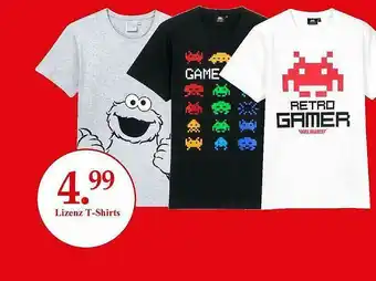 Woolworth Lizenz T-shirts Angebot