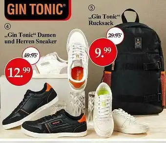 Woolworth „gin Tonic” Damen Und Herren Sneaker „gin Tonic” Rucksack Angebot