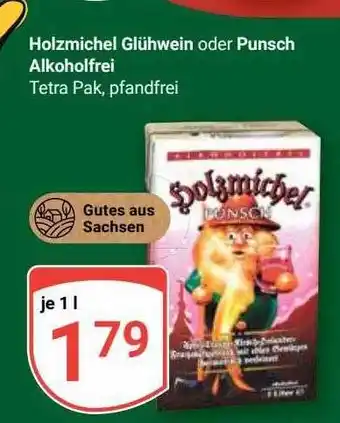 Globus Holzmichel glühwein oder punsch alkoholfrei Angebot