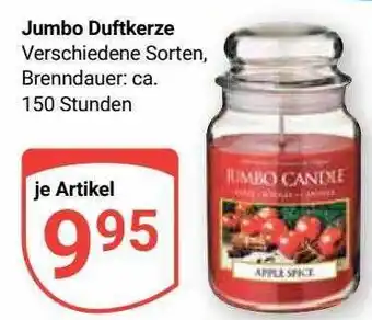 Globus Jumbo duftkerze Angebot