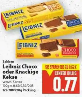 E-Center Bahlsen Leibniz Choco Oder Knackige Kekse Angebot