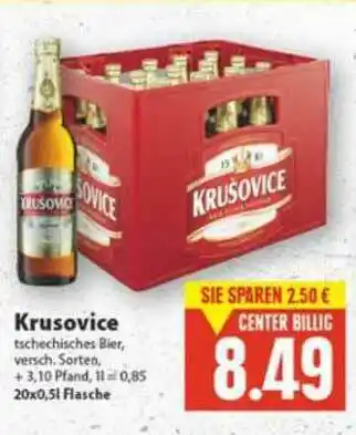 E-Center Krusovice Angebot