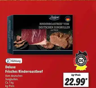 Lidl Deluxe frisches rinderroastbeef Angebot