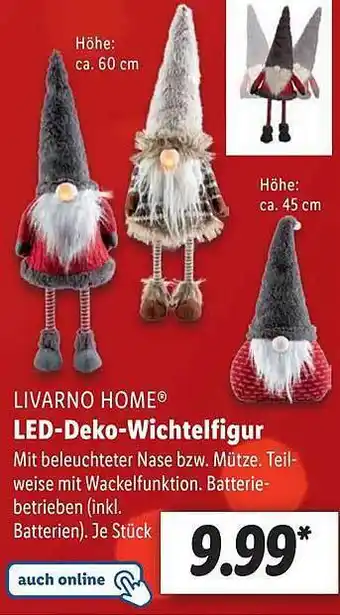 Lidl Livarno home led-deko-wichtelfigur Angebot