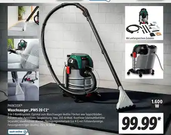 Lidl Parkside waschsauger „pws 20 c2“ Angebot