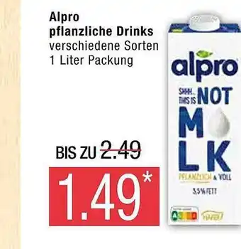 Marktkauf Alpro pflanzliche drinks Angebot