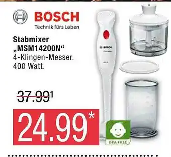 Marktkauf Bosch stabmixer „msm14200n“ Angebot