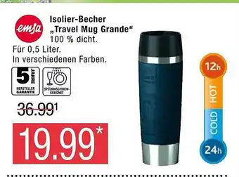 Marktkauf Emsa isolier-becher „travel mug grande“ Angebot