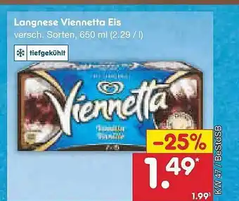 Netto Marken-Discount Langnese viennetta eis Angebot