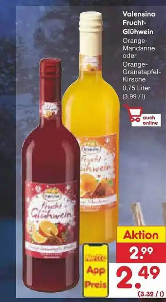 Netto Marken-Discount Valensina frucht-glühwein Angebot