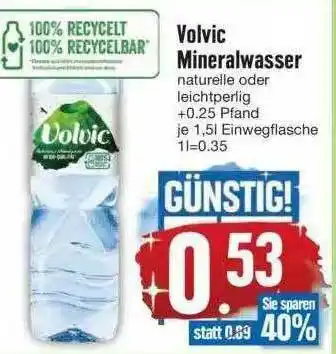 Edeka Volvic Mineralwasser Angebot