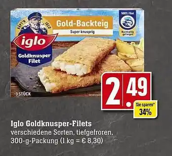 E-Center Iglo goldknusper-filets Angebot