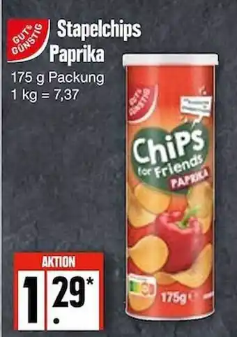 Edeka Gut & günstig stapelchips paprika Angebot