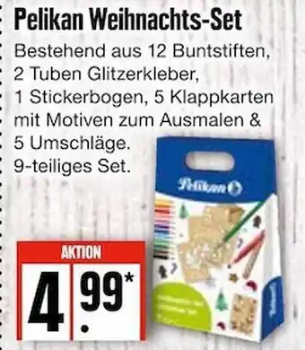 Edeka Pelikan weihnachts-set Angebot