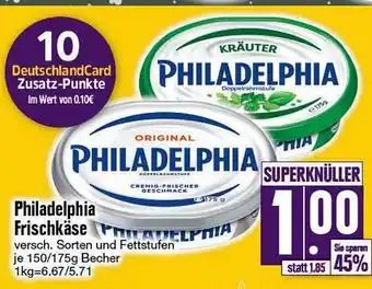 Edeka Philadelphia frischkäse Angebot