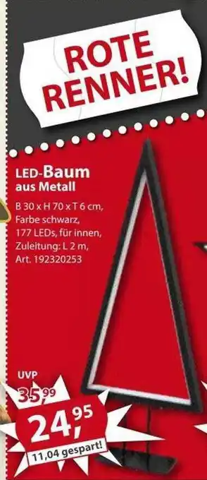 Sonderpreis Baumarkt Led-baum aus metall Angebot