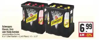 Edeka Schweppes Classic, Zero Oder Fruity Getränk Angebot