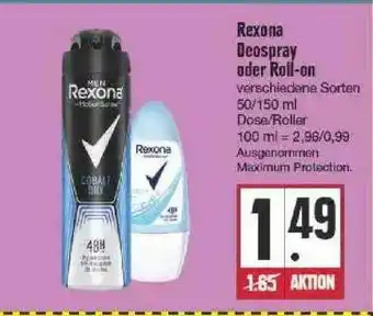 Edeka Rexona Deospray Oder Roll-on Angebot