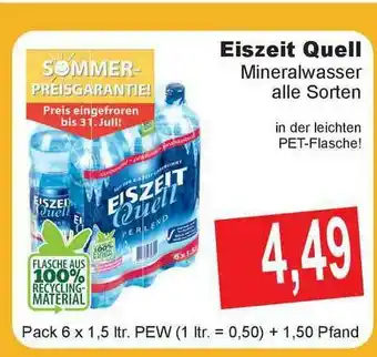 Getränke Göbel Eiszeit Quell Mineralwasser Angebot