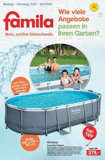 Famila Nord Ost Bestway Power Steel Framepool Angebot