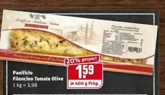 REWE Kaufpark Panificio Filoncino Tomate Olive Angebot