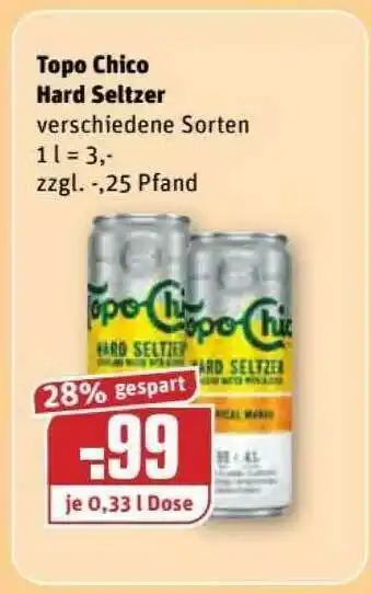 REWE Kaufpark Topo Chico Hard Seltzer Angebot