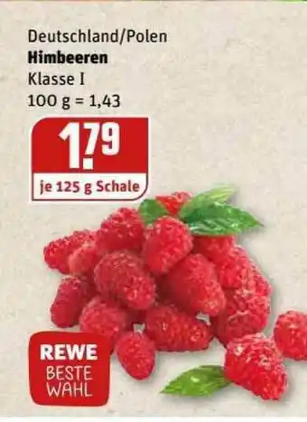 REWE Kaufpark Rewe Beste Wahl Himbeeren Angebot